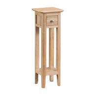 See more information about the Bayview Plant Stand Table Oak 1 Drawer
