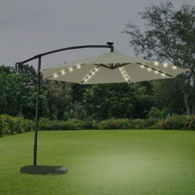 See more information about the Overhang Garden Parasol by Croft - 3M Cream
