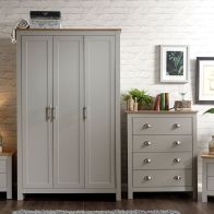 See more information about the Lancaster 4 Piece Bedroom Furniture Set Grey